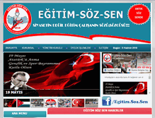 Tablet Screenshot of egitimsozsen.org